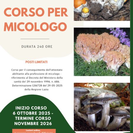 Corso professionale per Micologo