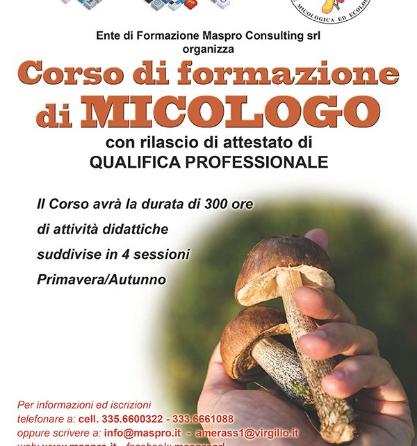 Corso da micologo 2020-2021